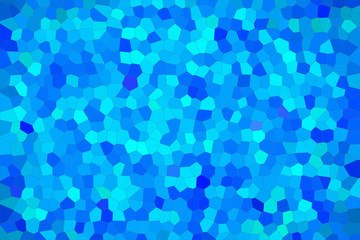 Abstract illustration of dodger blue bright Small Hexagon background, digitally generated.