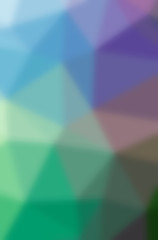 Illustration of abstract Green And Purple Through The Tiny Glass Vertical background.