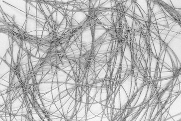 Abstract background surface of silver yarn on silver background