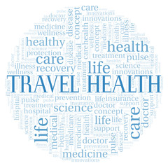 Travel Health word cloud.