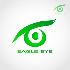 This logo has an eagle eye. The meaning is that eagle eyes can see with focus and cover a large area. So, this logo is suitable for companies that have goals like this. 