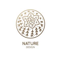 Cactus logo template