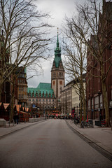 Fototapeta na wymiar Hamburg Rathaus