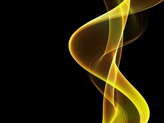 Abstract Golden waves background. Template design