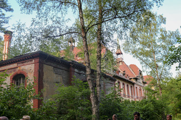 Fototapeta premium Ruins of Beelitz-Heilstätten Lost place Berlin Brandenburg;