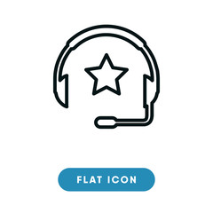 Headphones vector icon