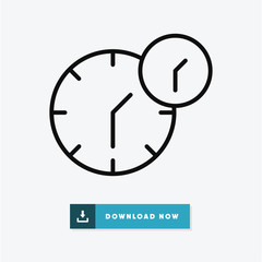 Time vector icon