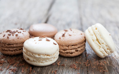 macaron chocolat gâteau meringue