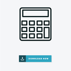 Calculator vector icon