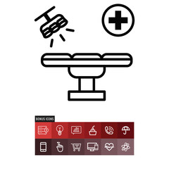 Fototapeta premium Table vector icon