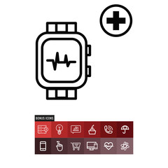 Smartwatch vector icon