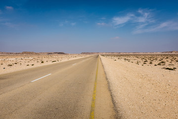 Fototapeta na wymiar Road in Oman