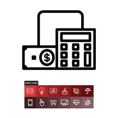 Accounting vector icon