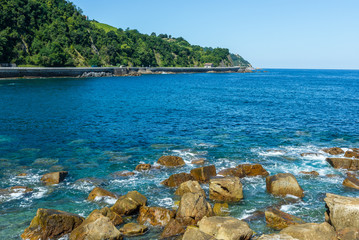 Coast of Basque Country, Guipuzcoa, Spain