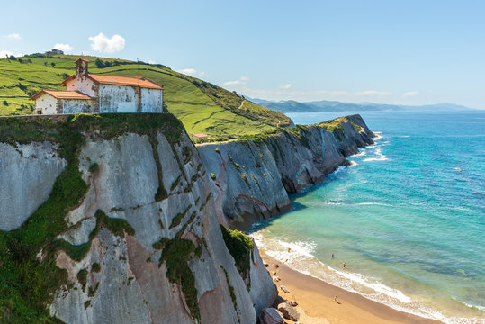 Cliffs of Zumaia, Basque Country, Spain