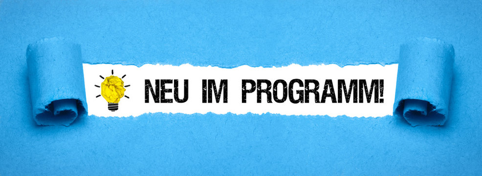 Neu im Programm!