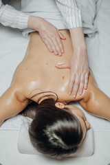 Woman Enjoying Back Massage