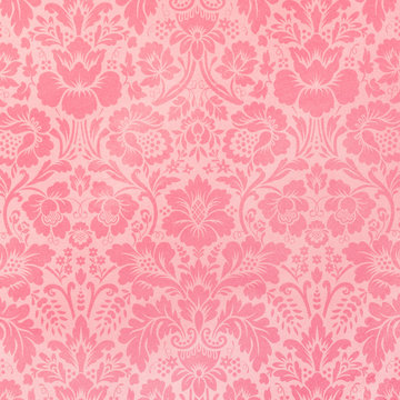 Decorative Floral Pink Pattern © Barbara