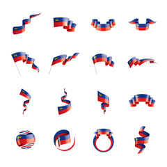 liechtenstein flag, vector illustration on a white background.