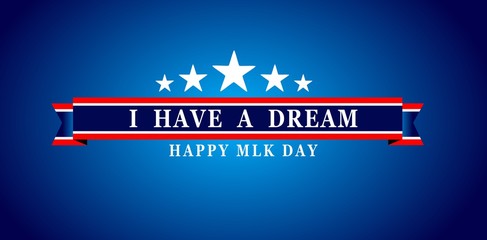 Martin Luther King Day illustration background - obrazy, fototapety, plakaty