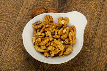 Opened walnuts