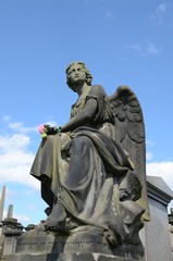 The Necropolis is a Victorian graveyard in Glasgow, Scotland