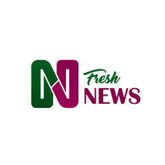 Fresh News media letter N vector icon