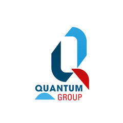 Quantum group vector letter Q icon