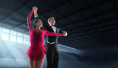 Figure skating couple
