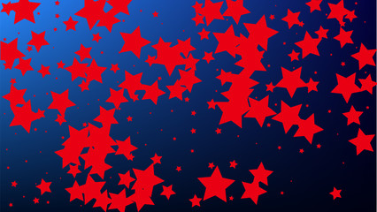 Colors of American Flag. USA Independence Day. . Invitation Background. Banner, Christmas and New Year card, Postcard, Packaging, Textile Print.