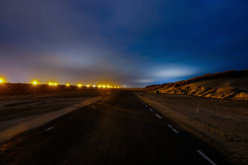 Nordseestrand Nachts