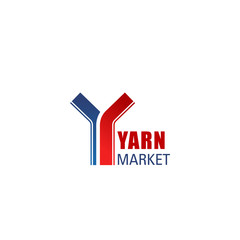 Vector sign for yarn market