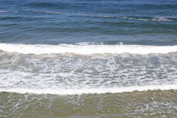 waves on beach