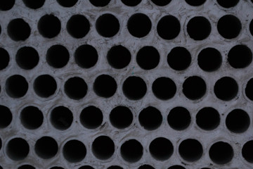 texture with holes in the concrete wall