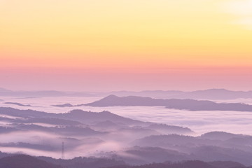 弥高山の雲海