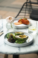 Grilled avocado