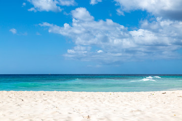 Fototapeta na wymiar A Beach on the Island of Barbados