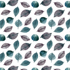 watercolor leaves