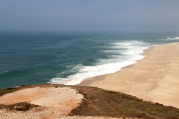 Fototapeta na wymiar Beautiful view of Nazare, Portugal