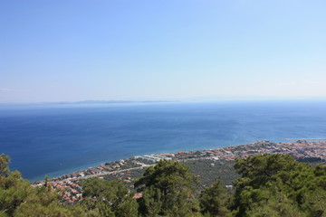 Obraz premium zeus altarından manzara