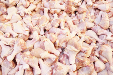 Raw chicken legs