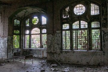 Ruins of Beelitz-Heilstätten Lost place Berlin Brandenburg;