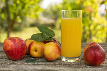 fruits and juice