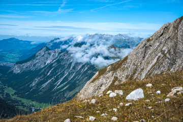 alps mountain view
