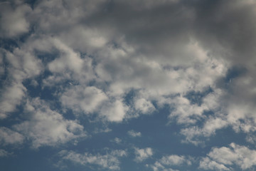 Natural sky with clouds is the best background of nature. Beautiful abstract sky like a picture. Best blue skies natural image.