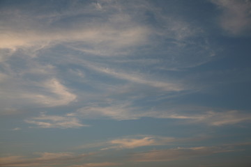 Abstract clouds and sky in space. The best views of the heavens the natural pictures of the beautiful clouds. Background  blue  views  of  nature  images.