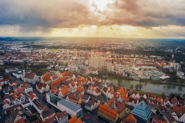 Naklejka premium ulm overlook