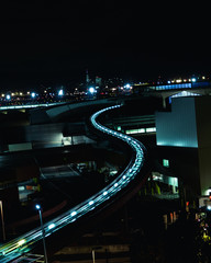 city night lights New York