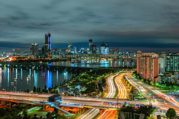Seoul City Skyline, the best view of South Korea