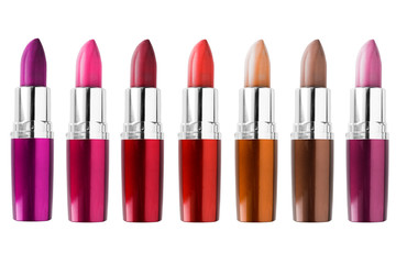 Colorful lipstick isolated